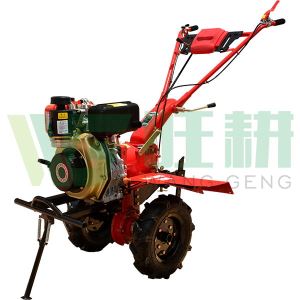 4.5HP 전원 효율 경작 디젤 기어 구동 손 경 운 기 경 운 기